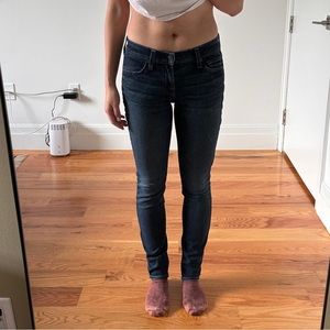 7 For All Mankind classic mod-rise skinny jeans